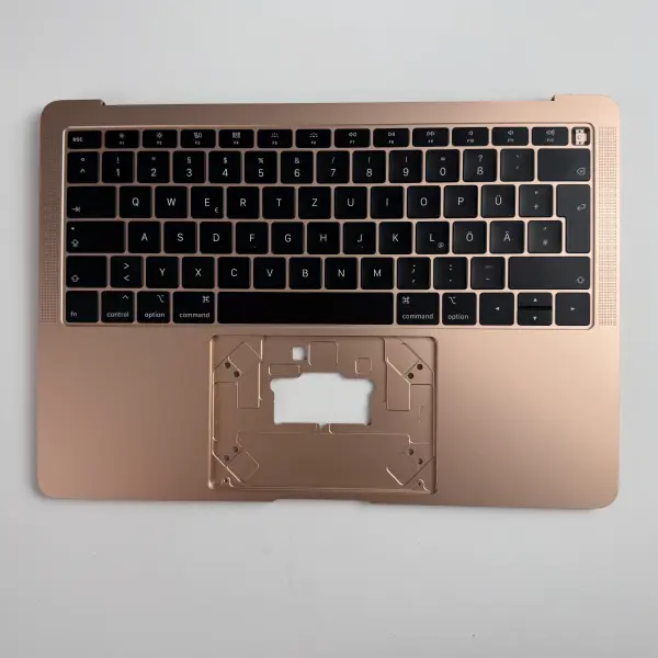 Apple MacBook Air 13" A1932 2018 2019 Topcase Tastatur Akku QWERTZ Gold A
