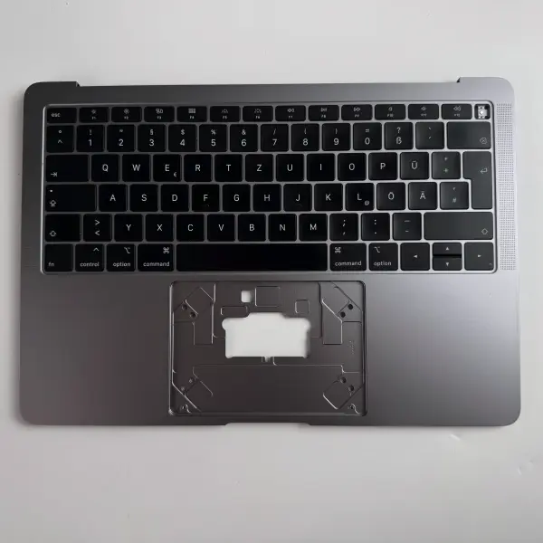 Apple MacBook Air 13" A1932 2018 2019 Topcase Tastatur Akku  QWERTZ Spacegrau B