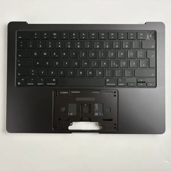 Macbook Pro 14" A3112 2024 Topcase Tastatur Akku QWERTZ Space Black Schwarz A